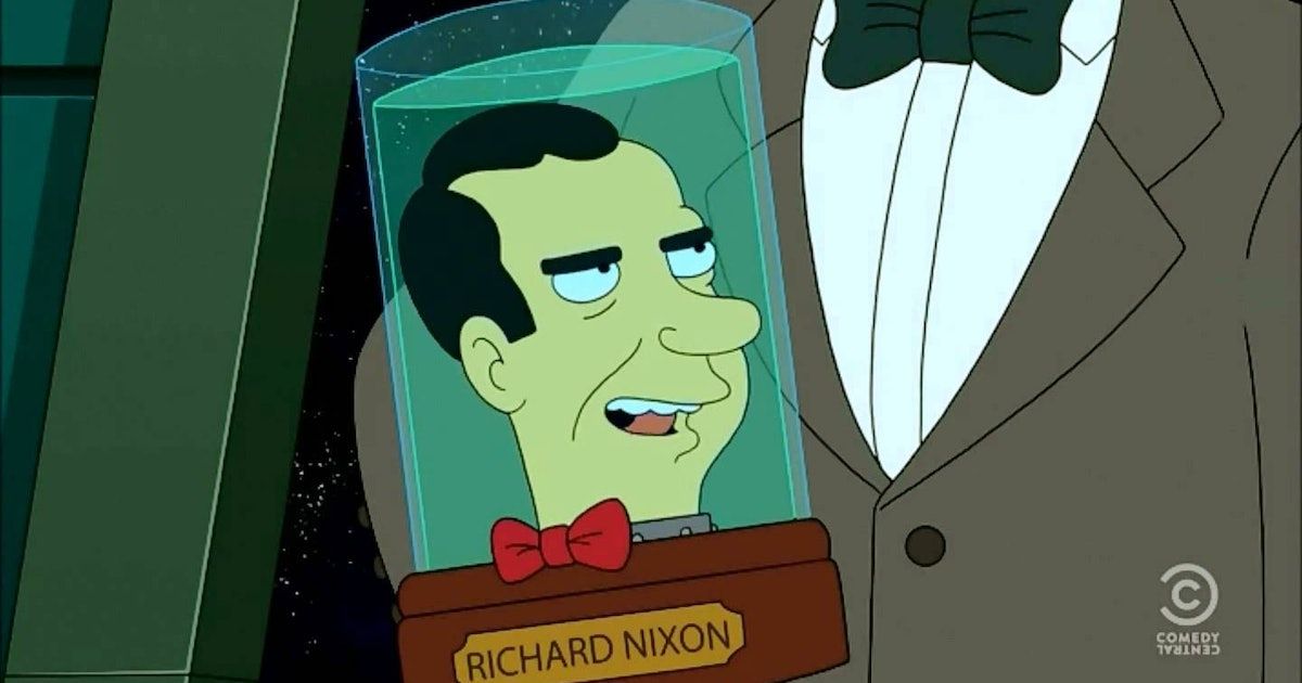 Richard Nixon's Head Futurama