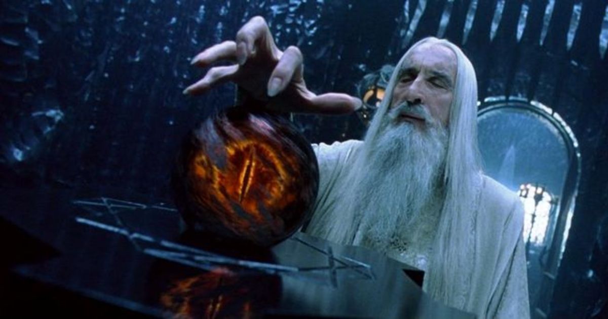 Saruman and Sauron Lord of the Rings