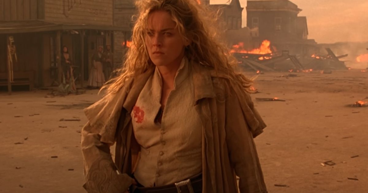 Sharon Stone em Velozes e Mortos