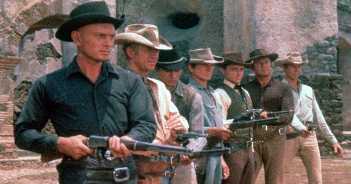 Cast of The Magnificent Seven from United Artists