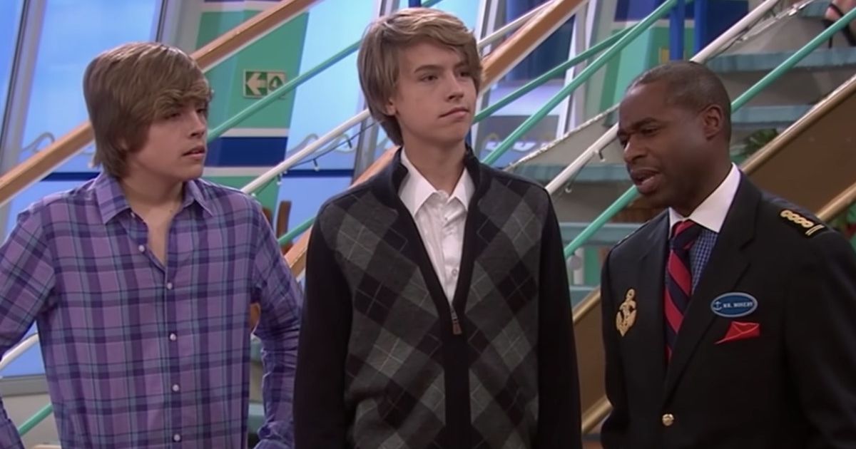 The Suite Life on Deck Zack, Cody, and Mr. Moseby