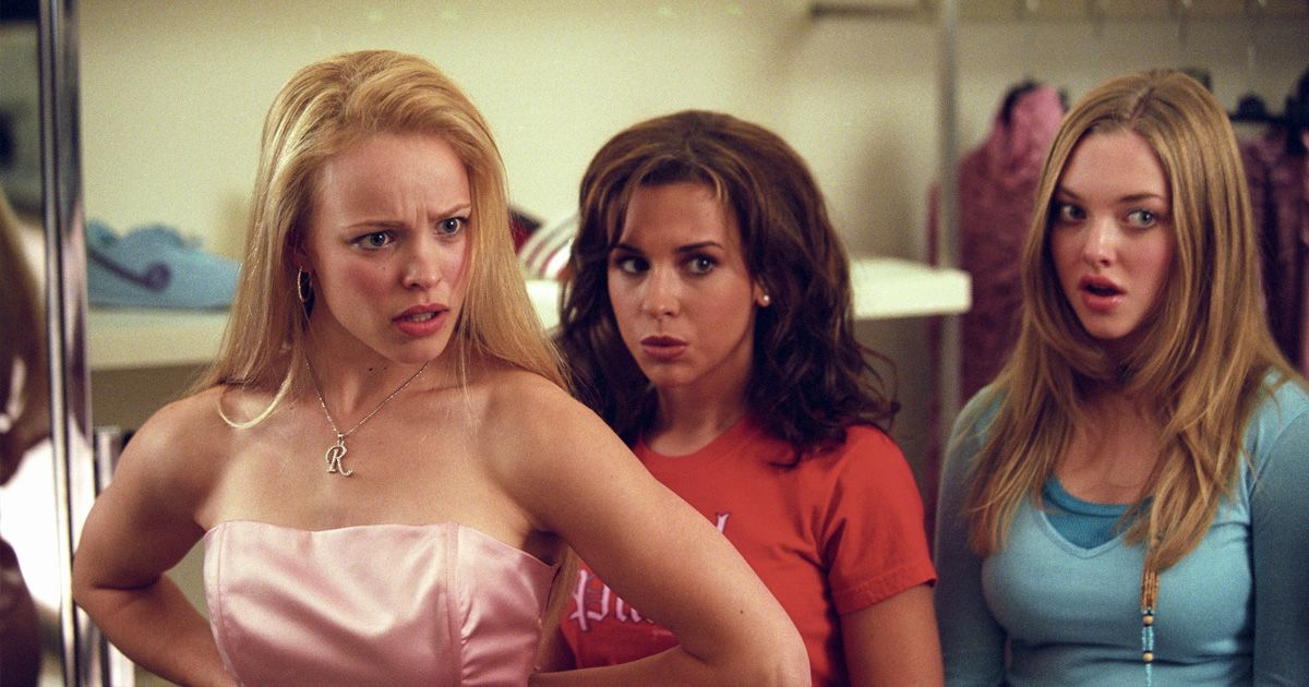 three teenage girls looking confused