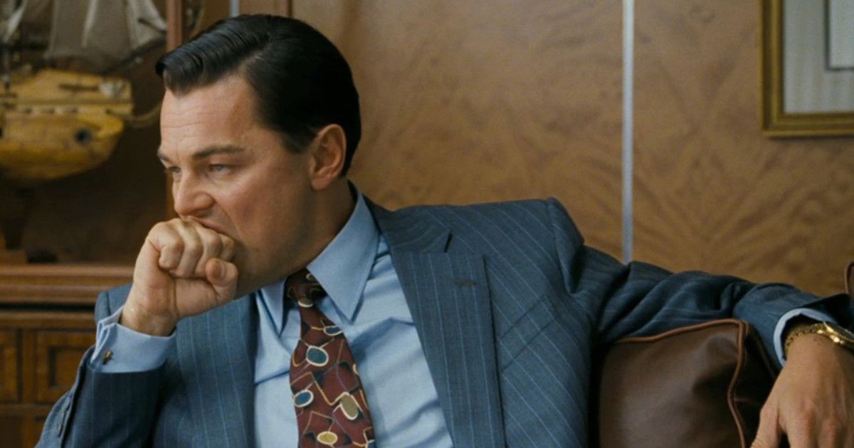 Leonardo DiCaprio em O Lobo de Wall Street (2013)
