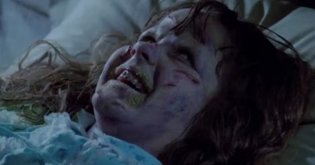 the exorcist regan laughing