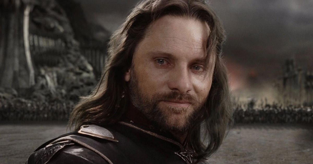 Viggo Mortensen as Aragorn in The Lord of the Rings: The Return of the King