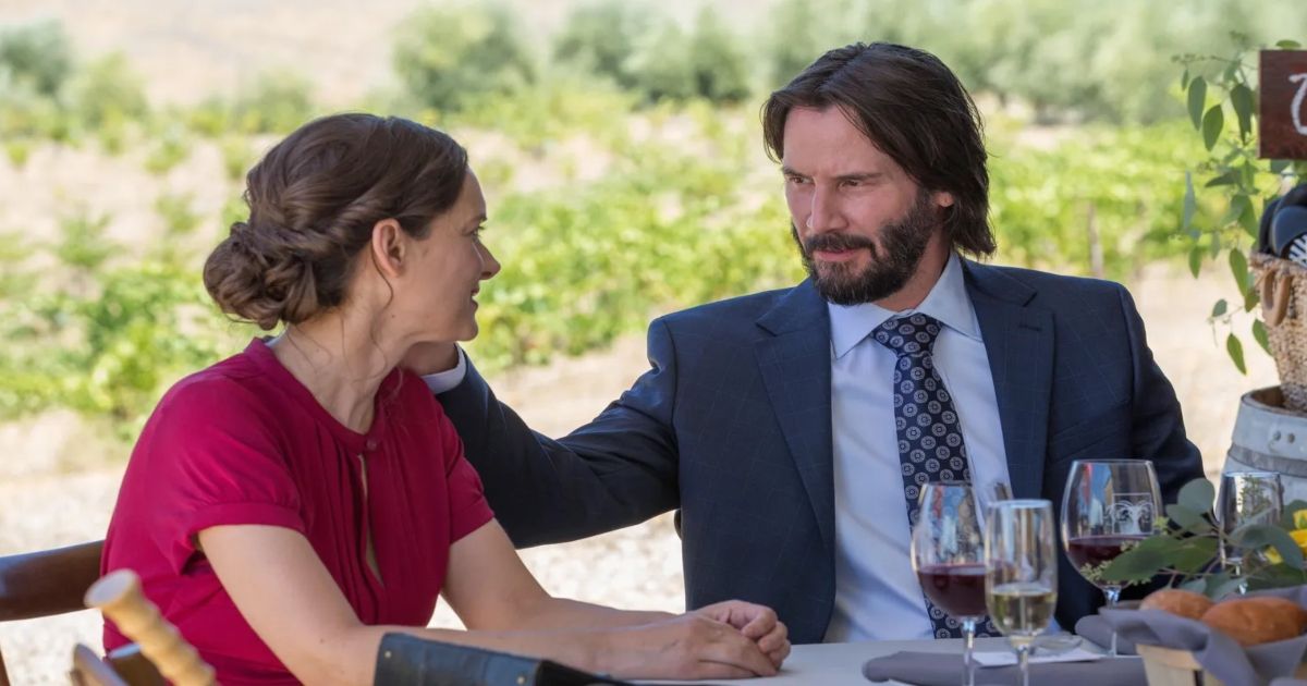 Winona Ryder and Keanu Reeves in Destination Wedding