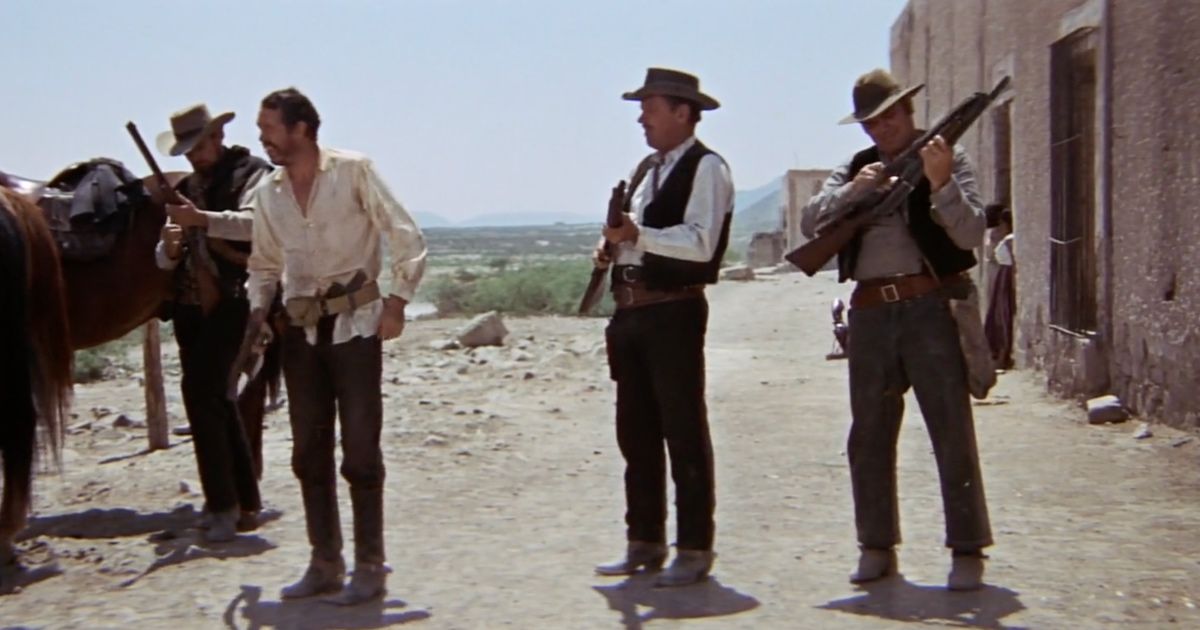 Uma cena de The Wild Bunch