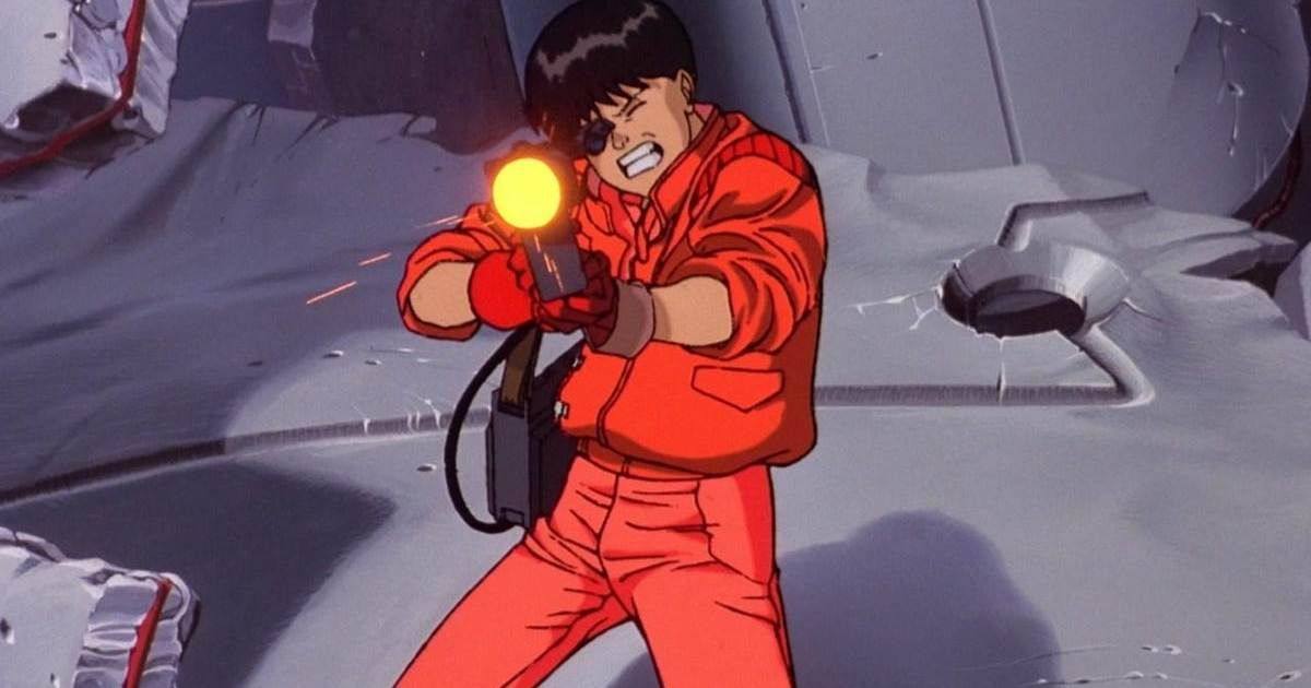 A scene from the animated Akira Film