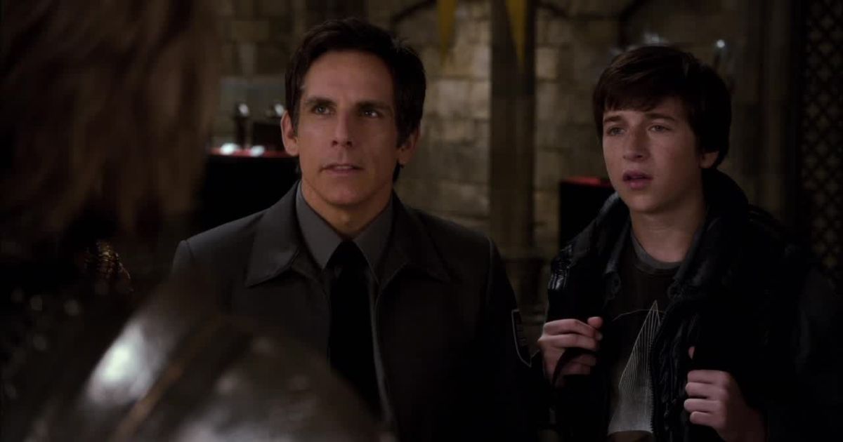 Larry and Nick Daley in Night at the Museum 3