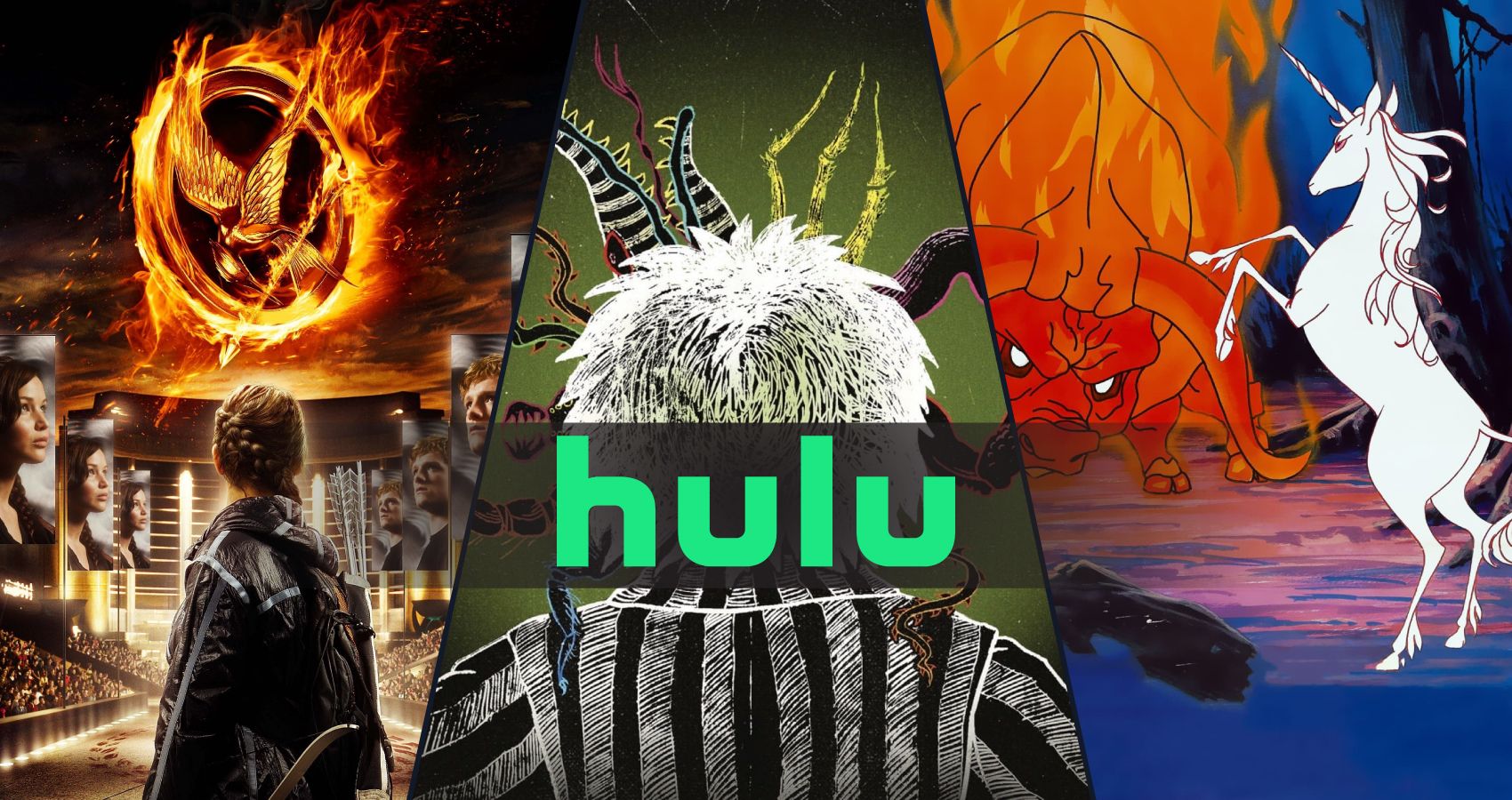 Best Movies Coming to Hulu in May 2023 The Hunger Games, Beetlejuice, The Last Unicorn