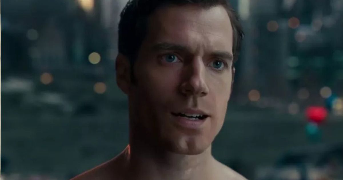 CGI mustache removed superman in justice league