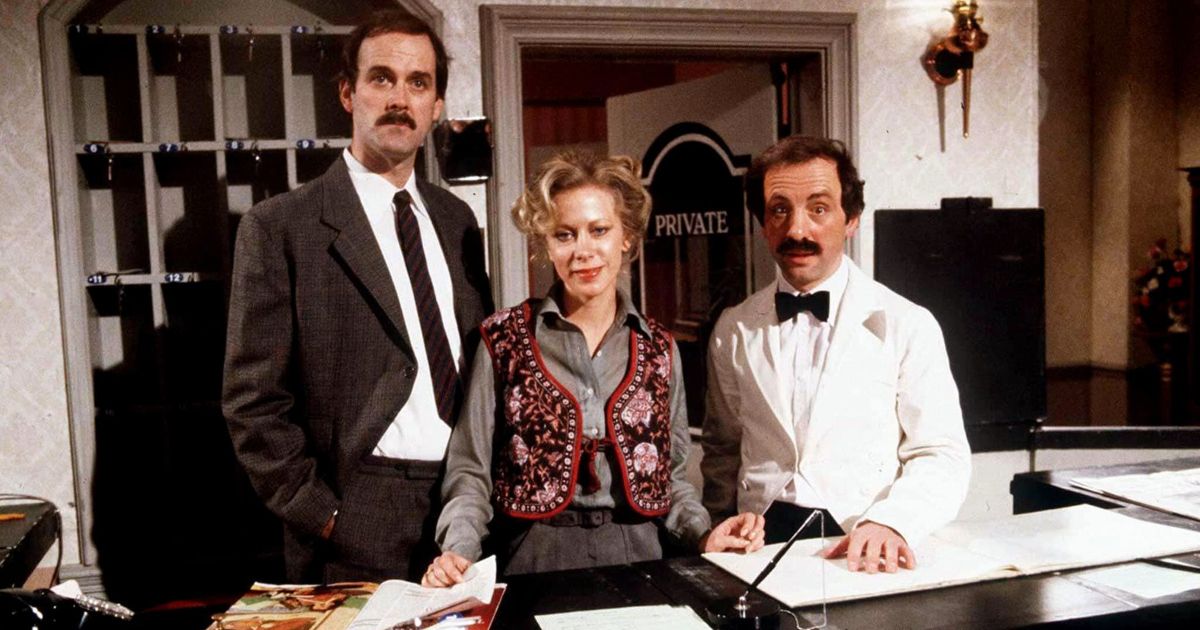 fawlty towers john cleese prunella scales andrew sachs
