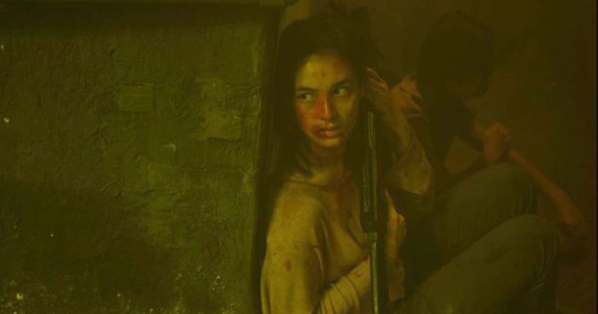 Uma garota com uma arma em Headshot 2016