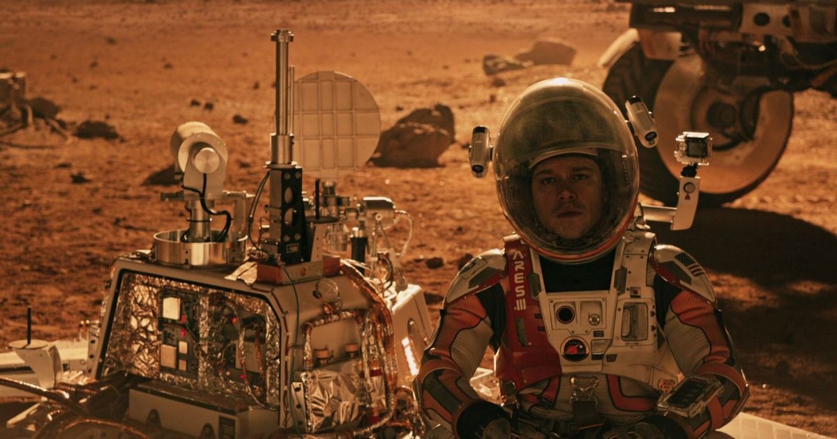 Immersive environment in The Martian
