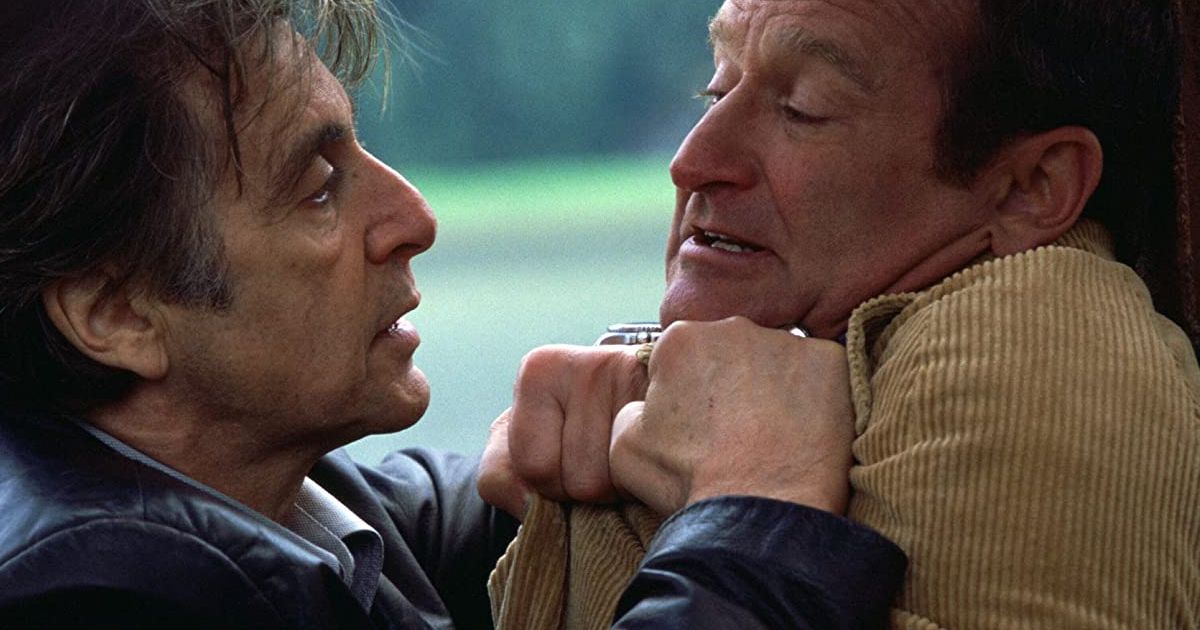 Al Pacino e Robin Williams em Insônia, de Christopher Nolan