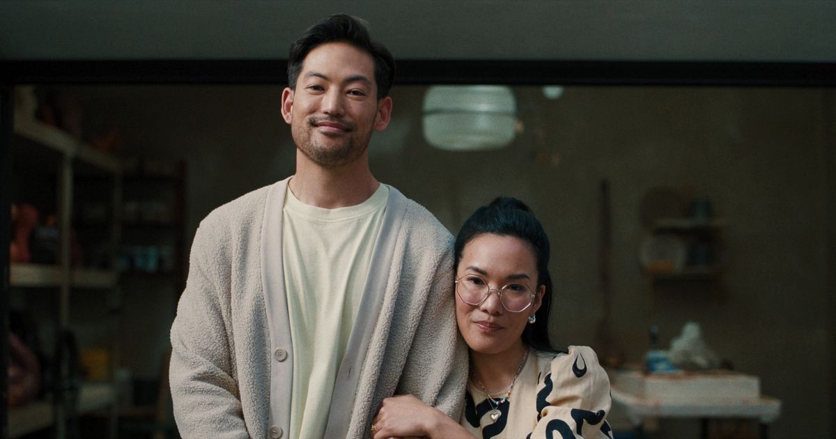 Joseph Lee as George with Ali Wong as Amy in Netflix show Beef