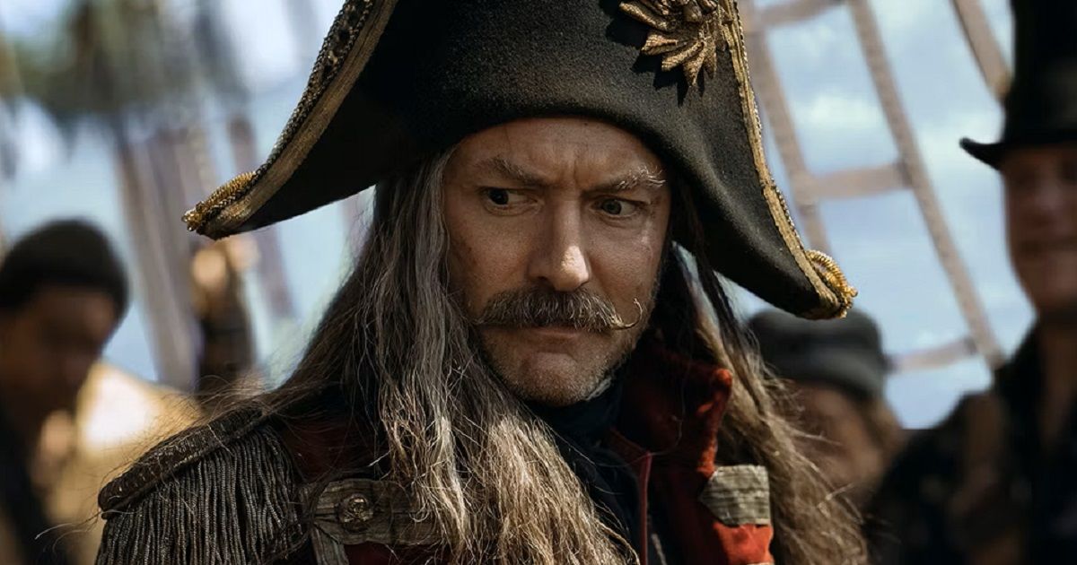 Jude Law as Captain Hook