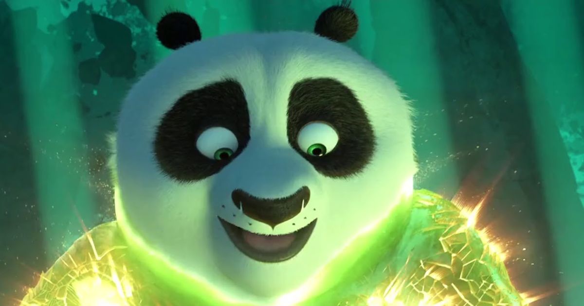 Jack Black como Po em Kung Fu Panda 3