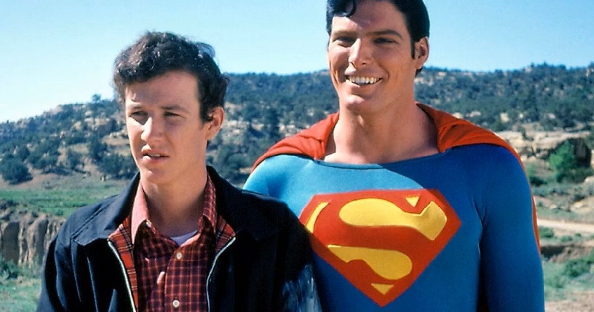 Mark McClure and Christopher Reeve in Superman