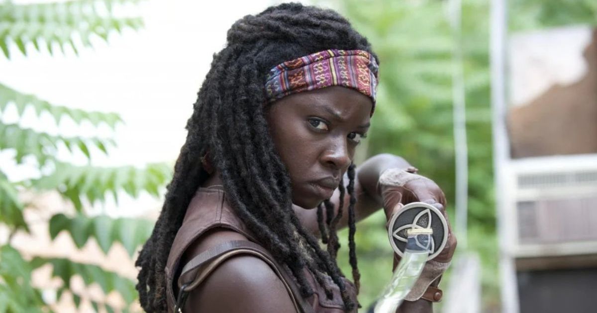 Danai Gurira as Michonne on The Walking Dead