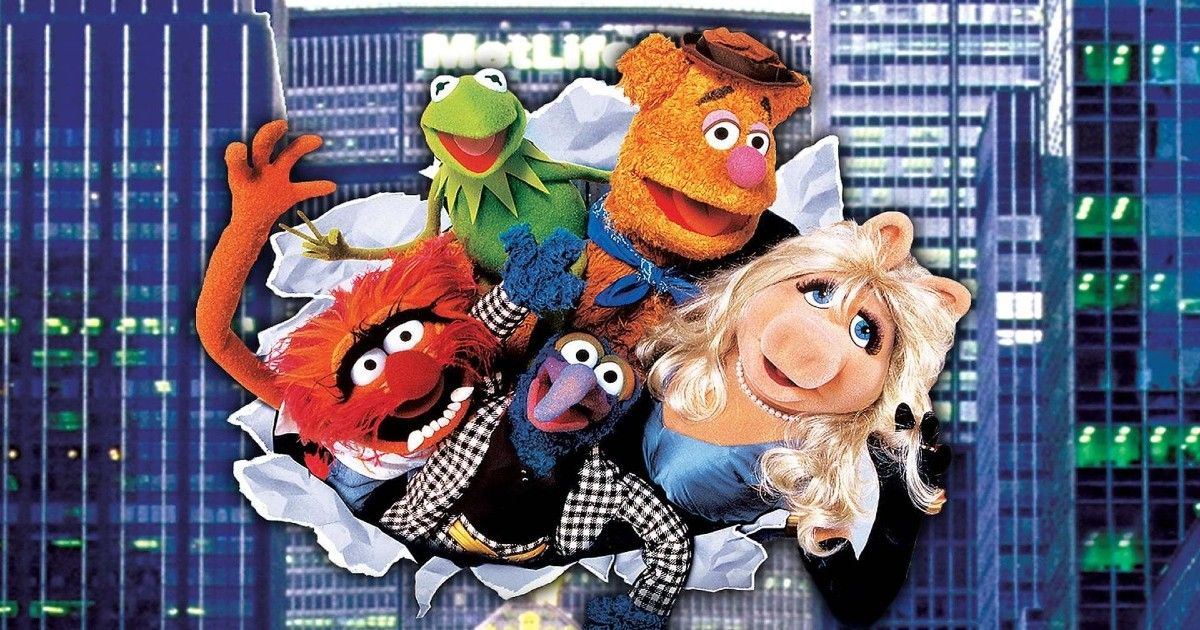 The gang from the Muppets take Manhatten busting out of their movie poster together.