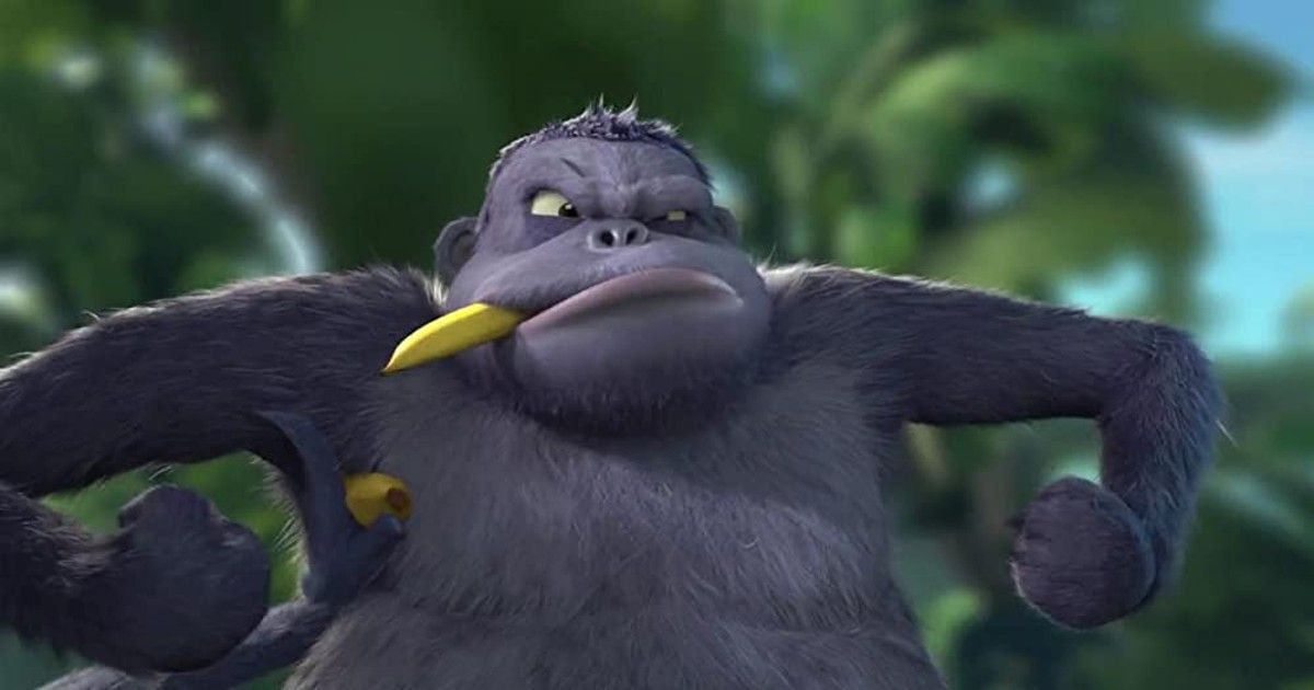 Yummo de Horton Hears a Who!  parece durão enquanto segura suas bananas.@._V1_FMjpg_UX1000_