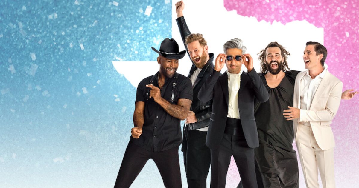 Netflix Queer Eye poster with the Fab Five