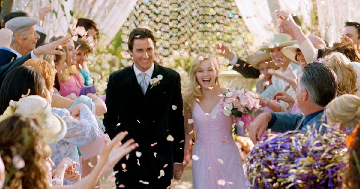 Elle Woods, de Reese Witherspoon, e Emmett, de Luke Wilson, se casaram em Legalmente Loira 2