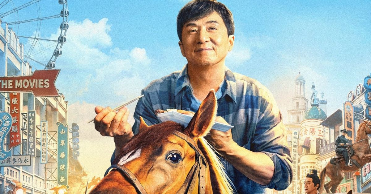 ride on horse jackie chan poster