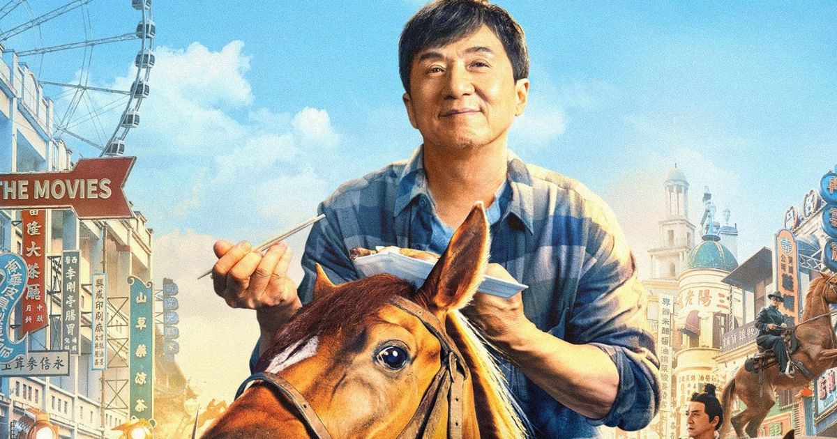 ride on jackie chan poster horse