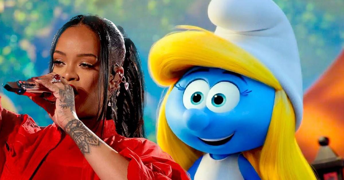 rihanna smurfs movie