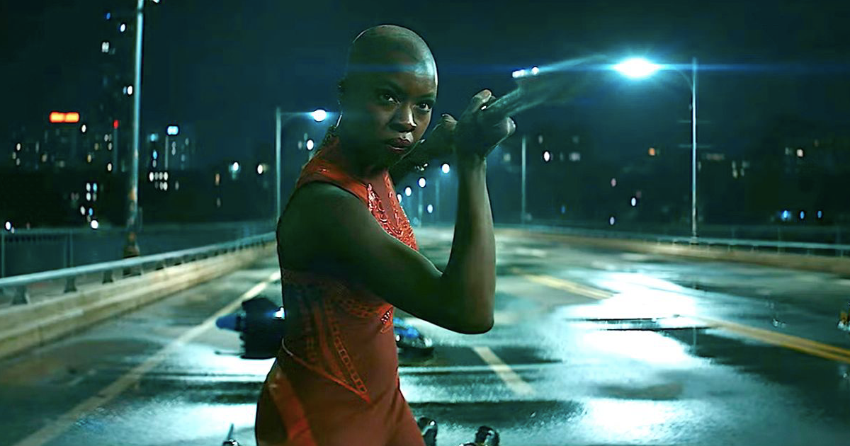 Danai Gurira em Pantera Negra: Wakanda para Sempre (2022)