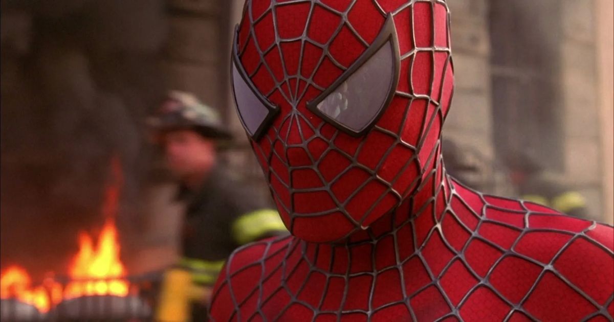 Tobey Maguire como Peter Parker / Homem-Aranha em Homem-Aranha de Sam Raimi (2002)