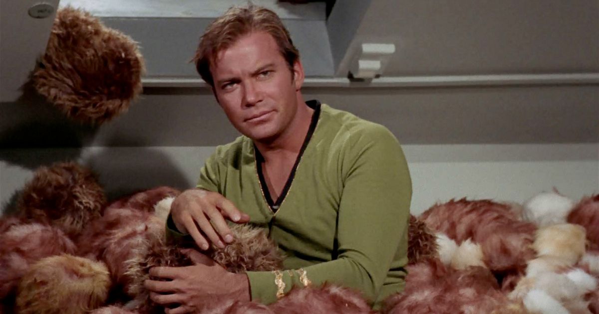 Star Trek Tribbles Captain Kirk William Shatner