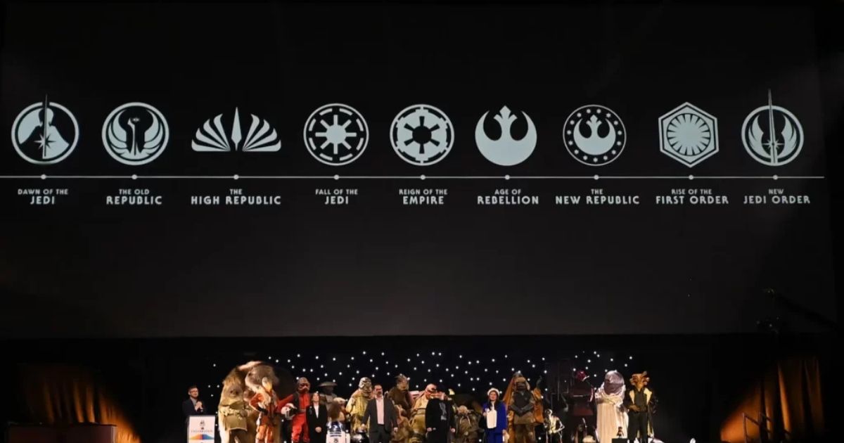 A linha do tempo de Star Wars revelada na celebração de Star Wars