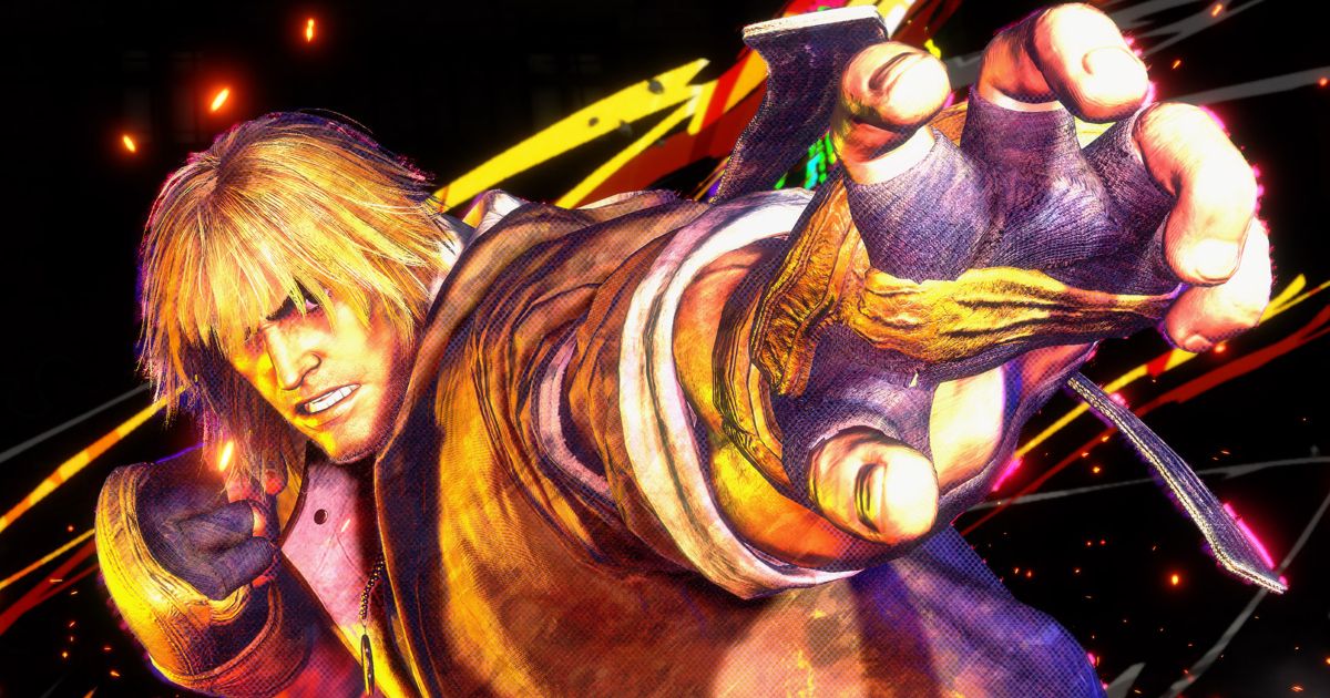 street fighter 6 ken masters pose de ação