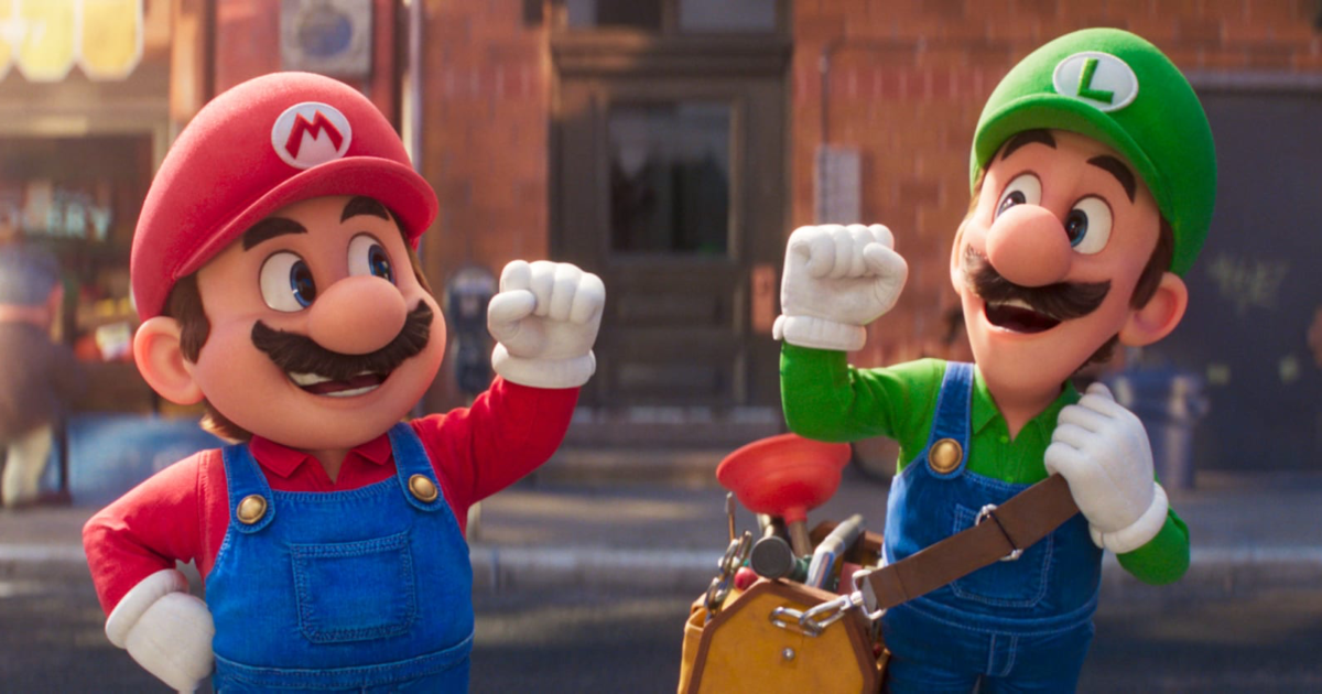 Mario and Luigi from The Super Mario Bros. Movie