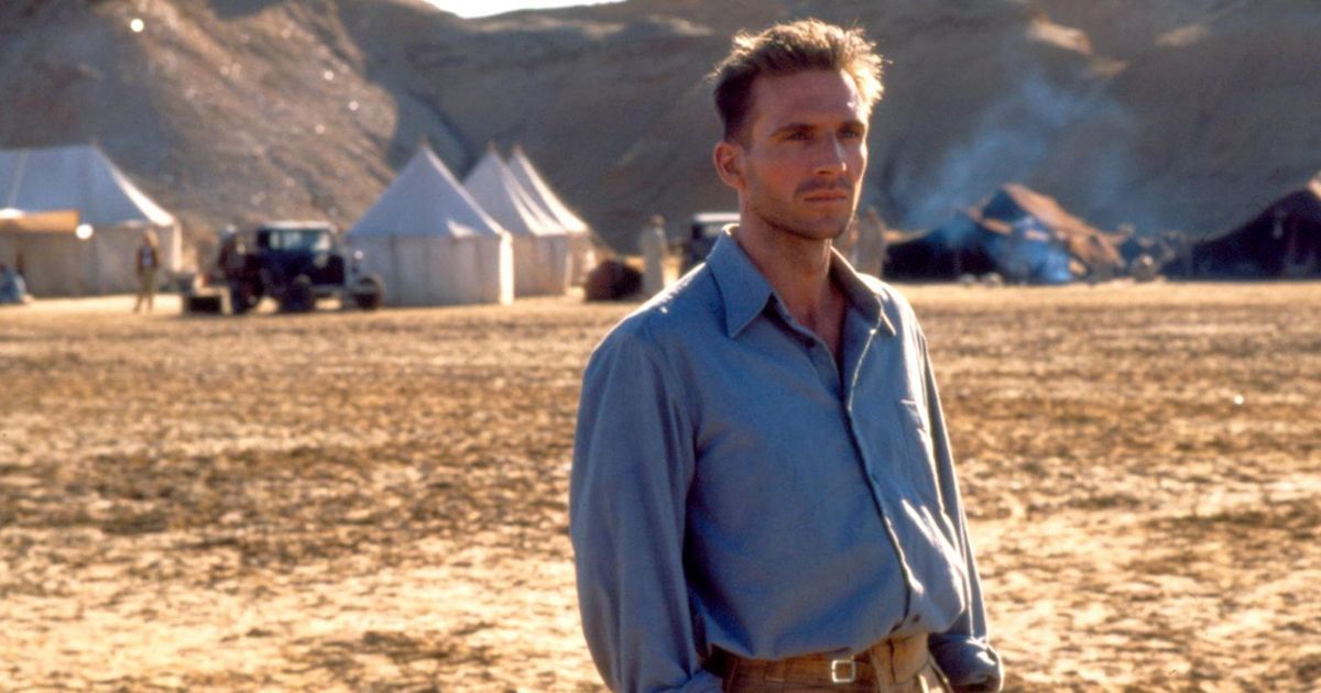 Ralph Fiennes as Almásy in The English Patient