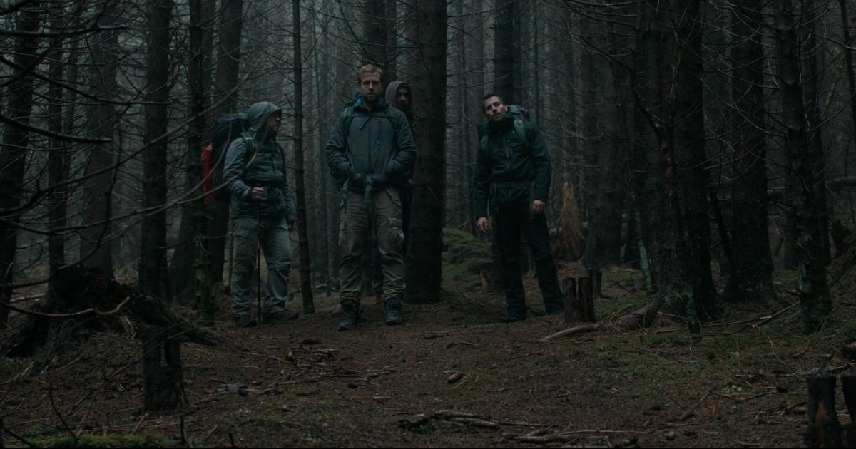 The group of four gets lost in the forest
