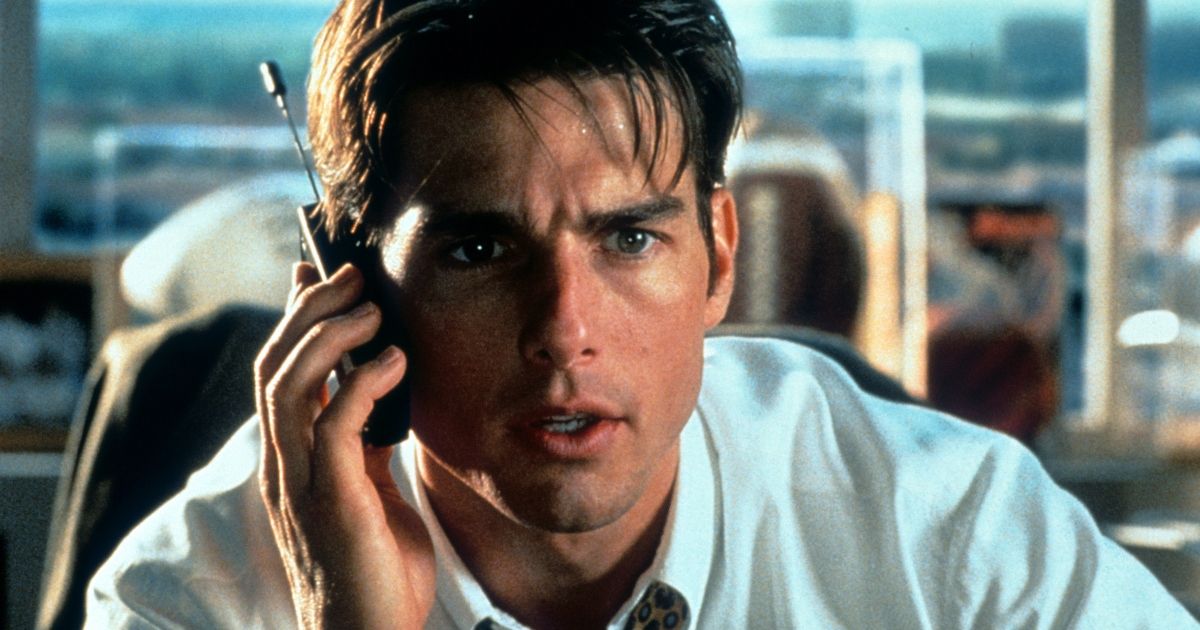 Tom Cruise em Jerry Maguire