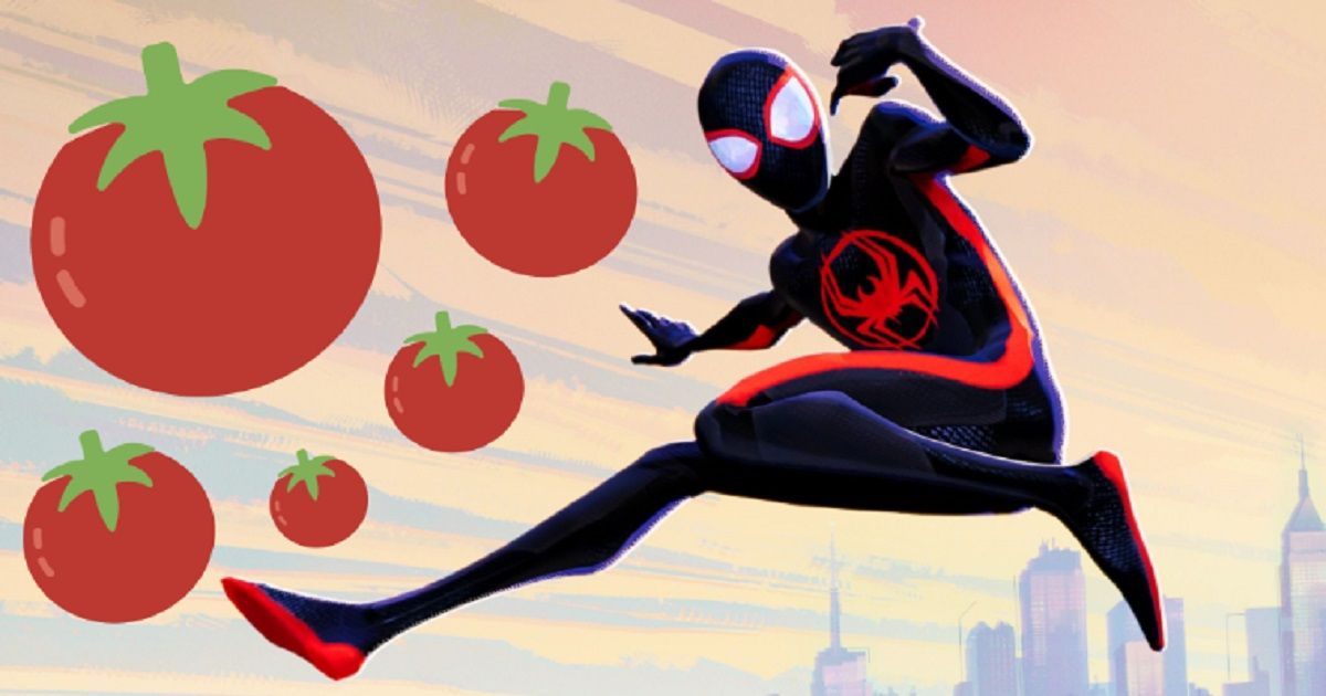 Across the Spider-Verse Rotten Tomatoes score is the second highest for  Spider-Man franchise