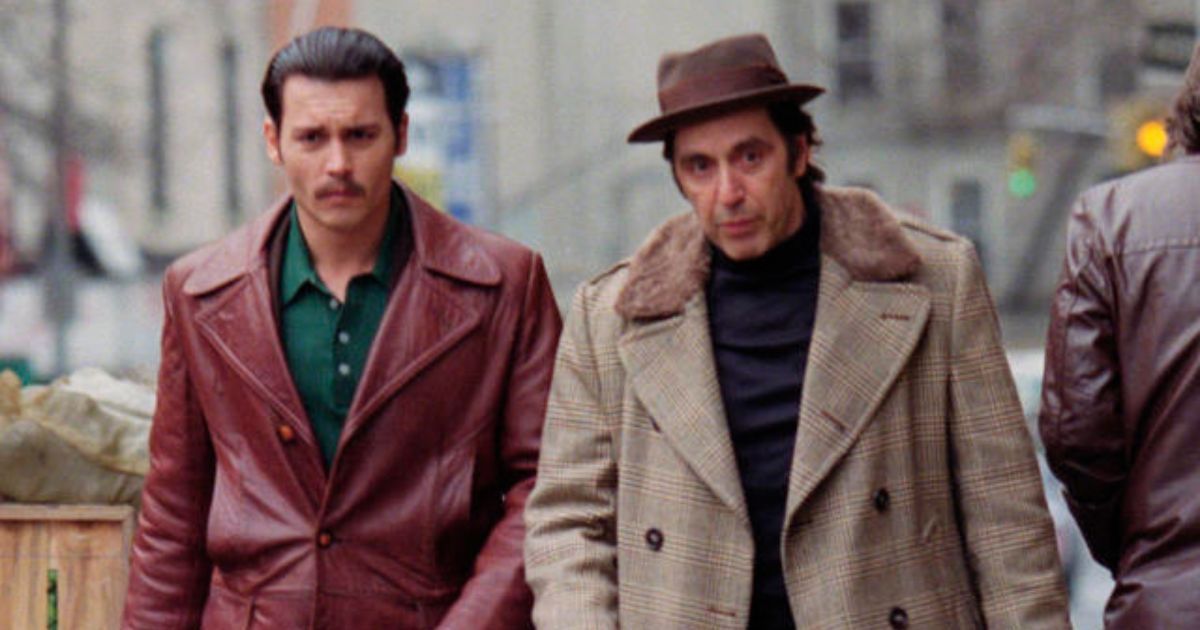 Johnny Depp and Al Pacino in Donnie Brasco 
