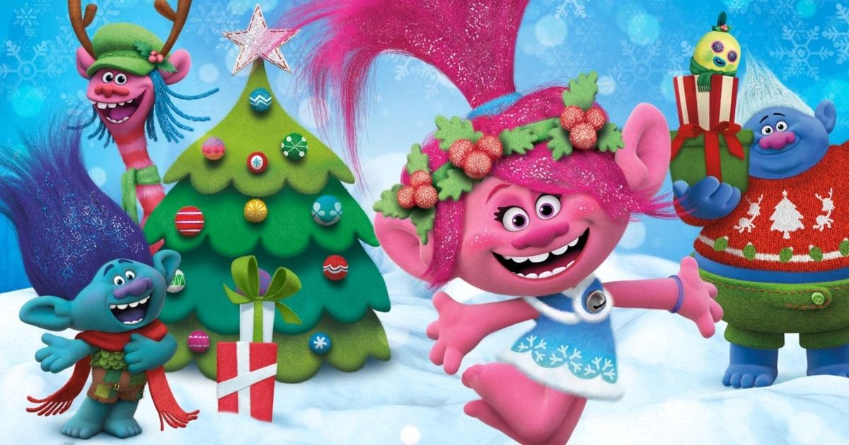 Animated Characters from Trolls Holiday