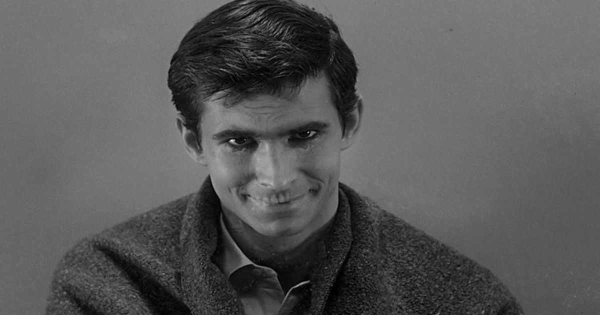 Anthony Perkins como Norman Bates em Psicose 1960