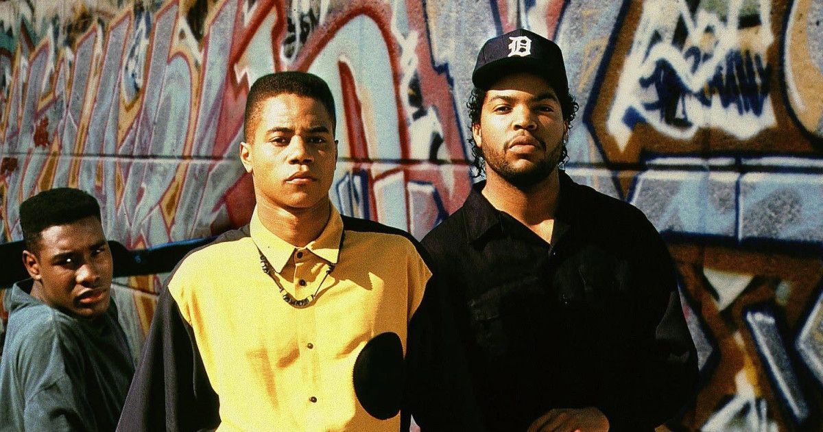 Morris Chestnut, Cuba Gooding Jr., and Ice Cube in Boyz n the Hood