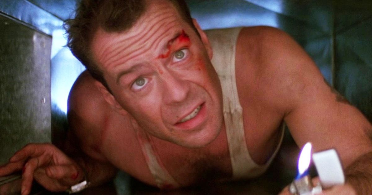 Bruce Willis como John McClane em Duro de Matar (1988)