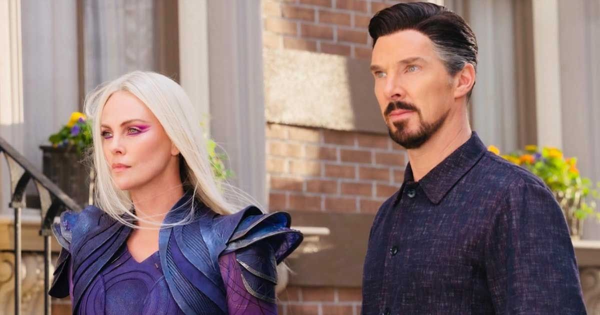 Charlize Theron and Benedict Cumberbatch in Doctor Strange 2