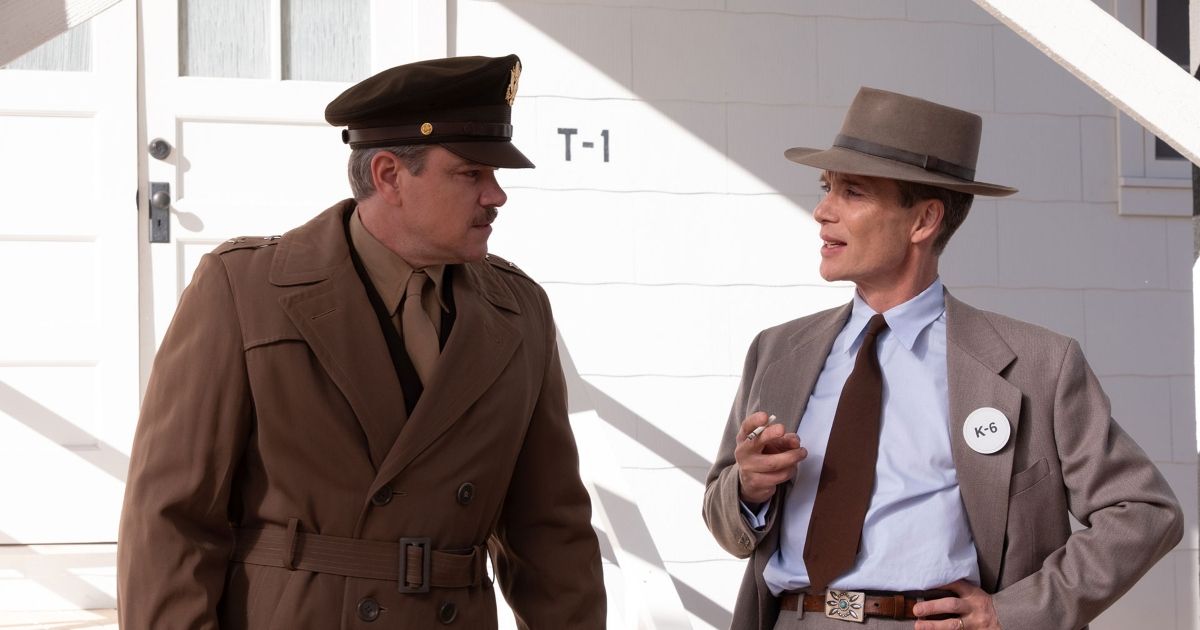 Cillian Murphy and Matt Damon in Oppenheimer (2023)