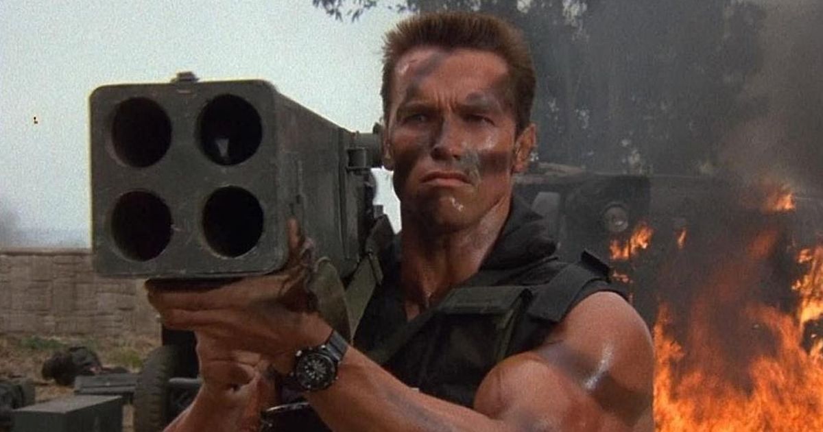 Arnold Schwarzenegger in Commando