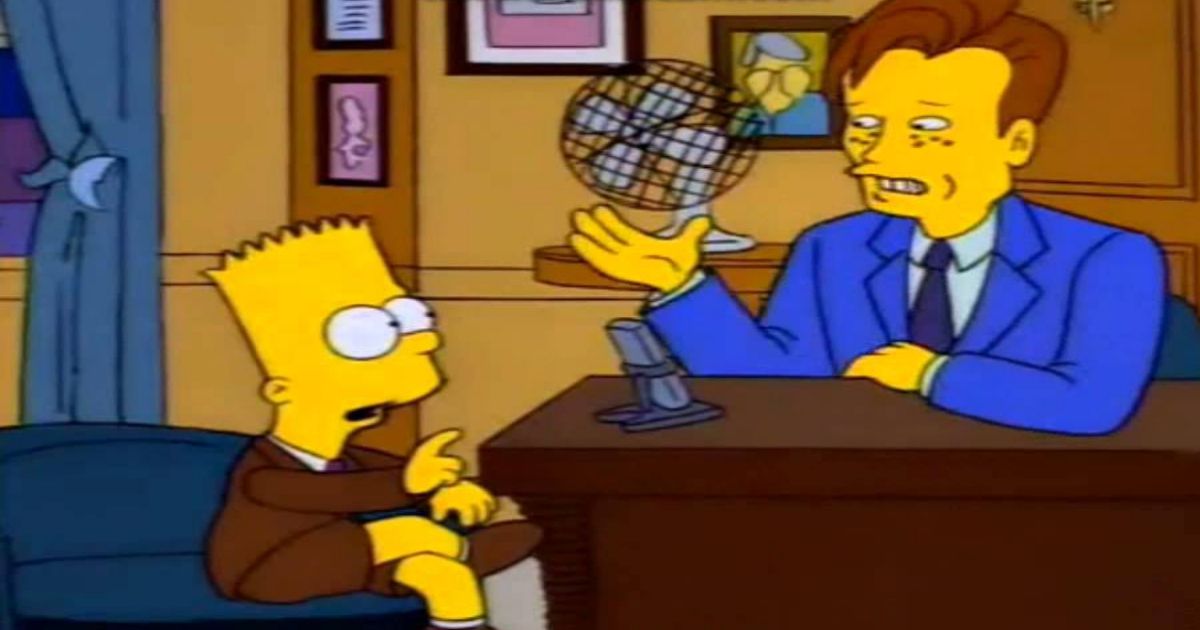 Bart Simpson on Conan O'Brien